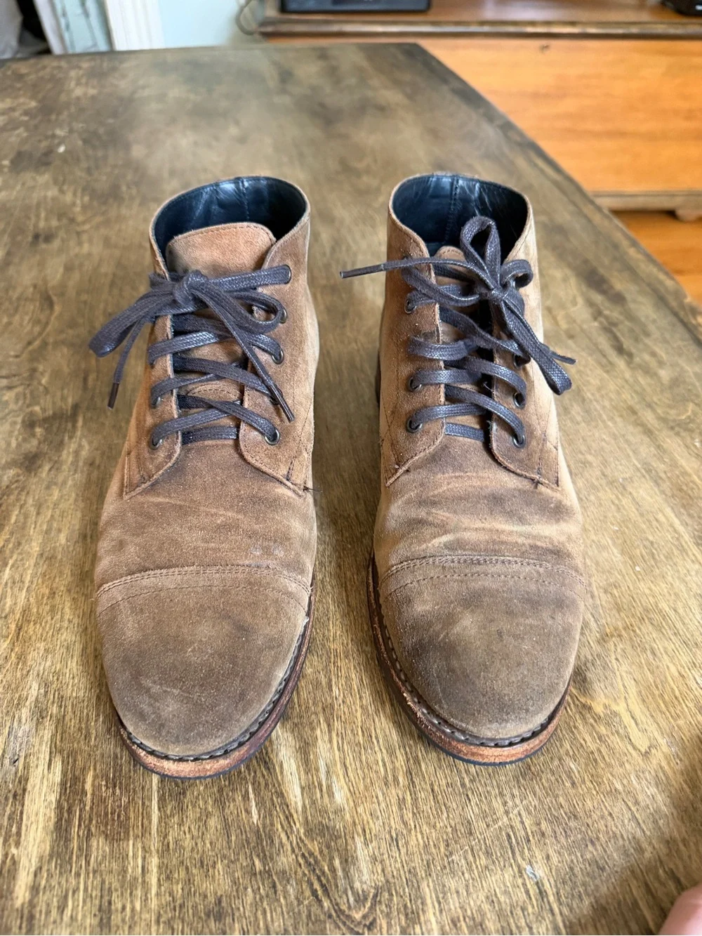 Thursday Boot Co Everyday Mocca Suede Cap Toe Chukka Boots Men’s 8 US Brown
